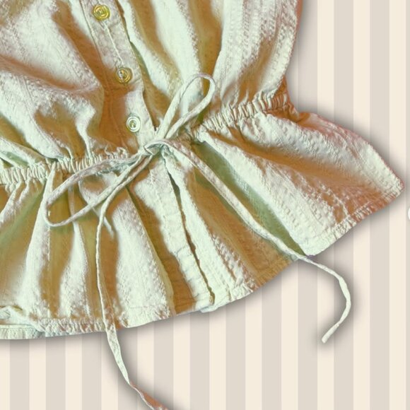 Christopher & Banks light green button-up top - Size S - Picture 4 of 4